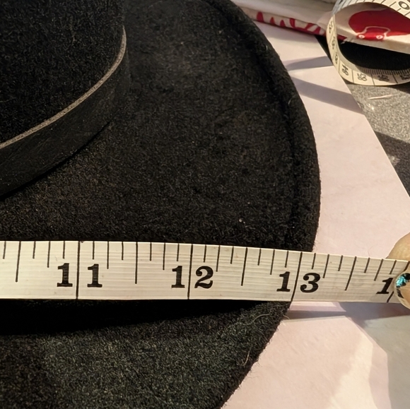 Black Men's Cowboy Hat Wool "Smokey & the Bandit" Style - Picture 5 of 6